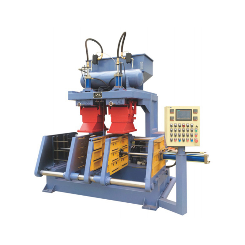 HZ9407 Double Station Vertical Parting Core Shooting Machine With Movable Mold Flipping Up